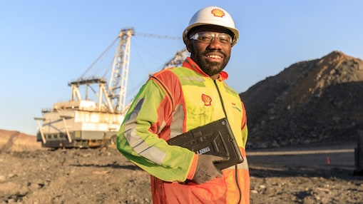 Shell Mining expert and Mining Dragline Excavator