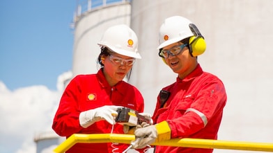Worker on site