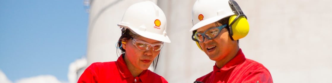 Worker in hard hat on site