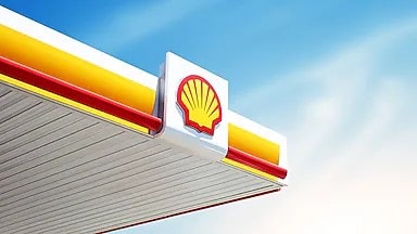 Shell fuel station front