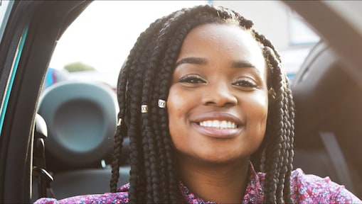 Women in a car