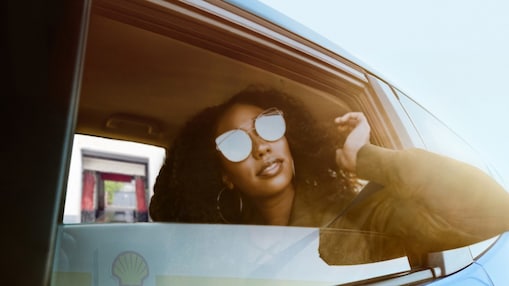 Women in a car