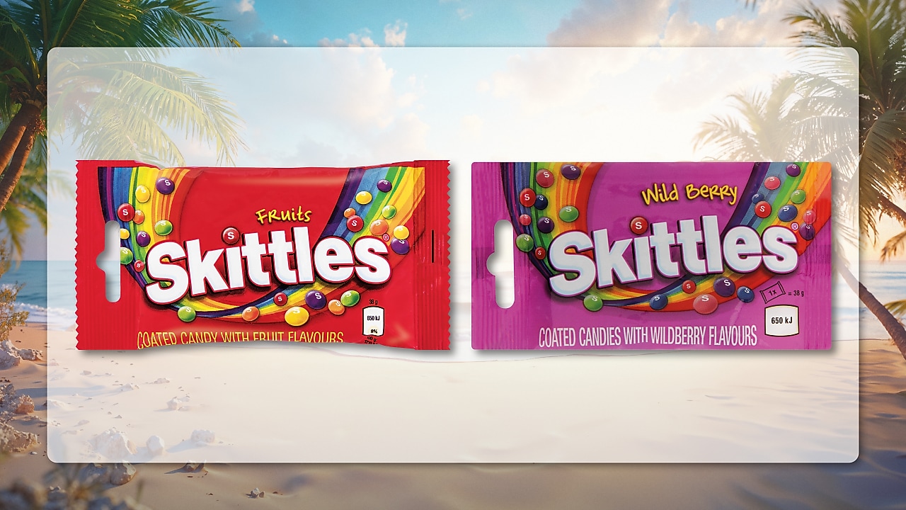 Taste the candy-coated rainbow.