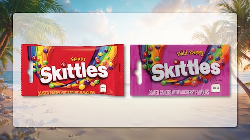 Taste the candy-coated rainbow.