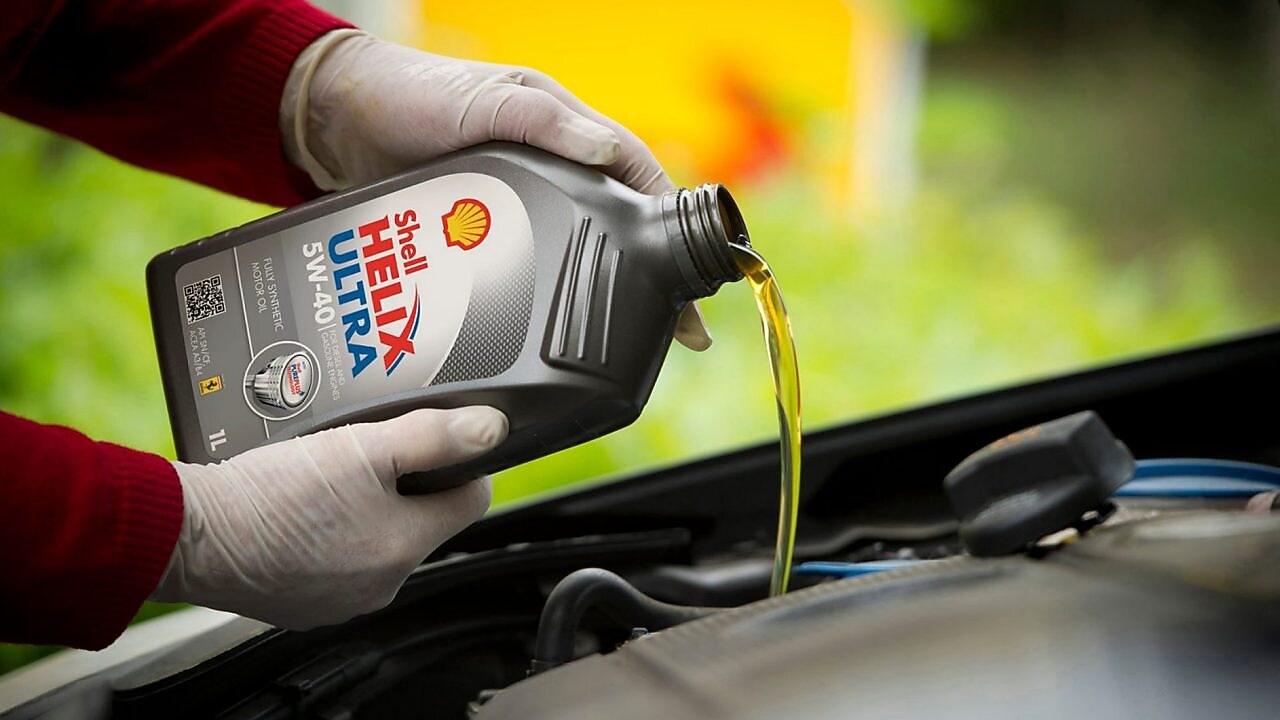 A red Maserati speeds uphill in the Shell Helix Ultra film We Know Why You Drive