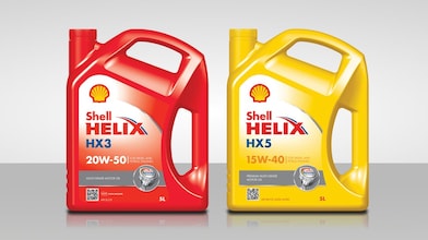 Shell Helix Mineral Motor Oils range