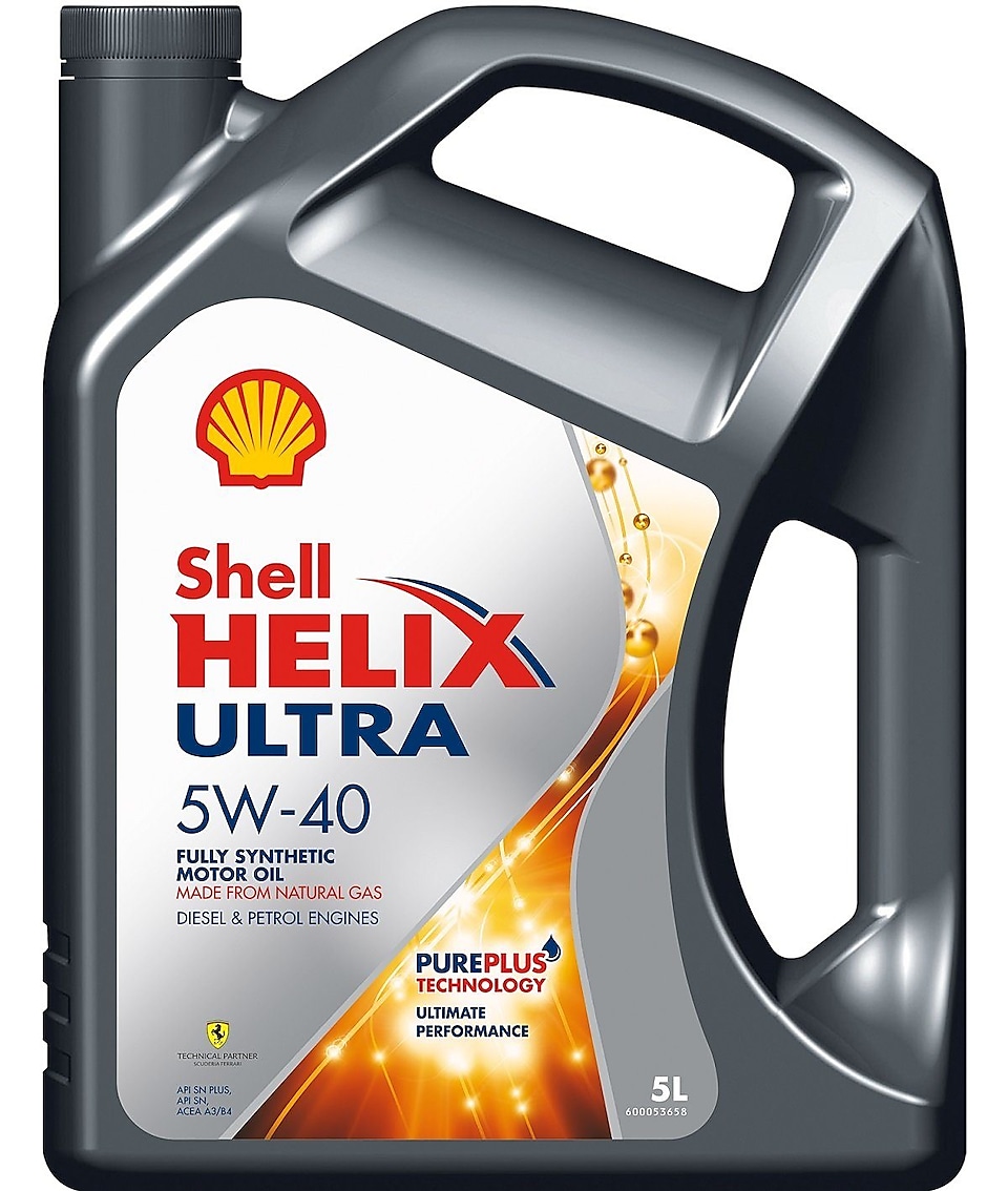 Packshot of Shell Helix Ultra 5W-40