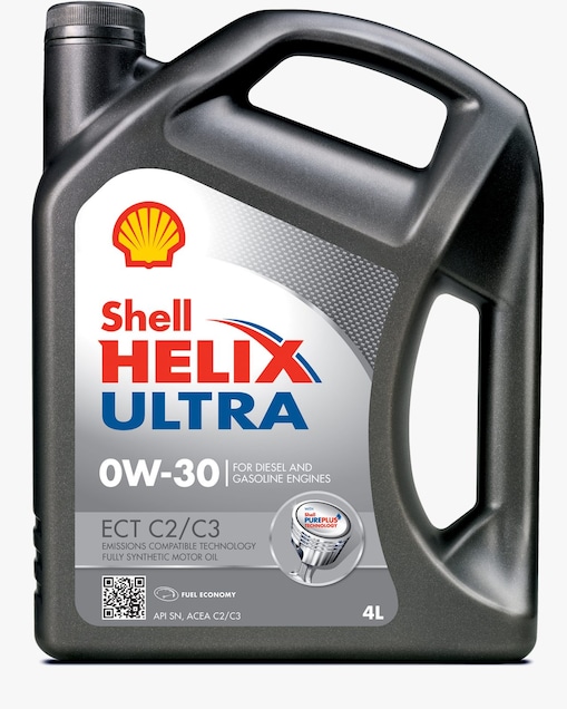 Packshot Shell Helix Ultra C2 C3 0W-30