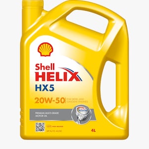 Packshot of Shell Helix HX5 20W-50