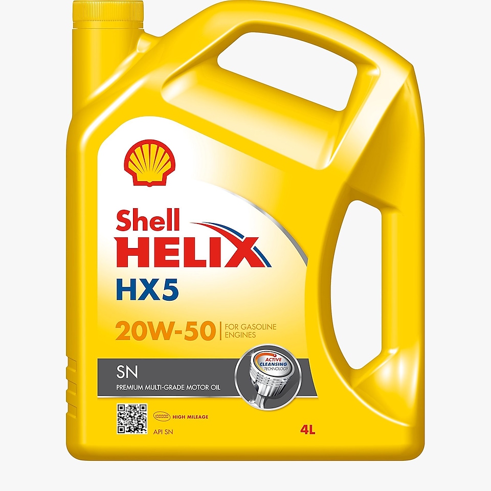 Packshot for Shell Helix HX5 SN 20W-50