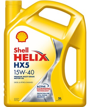 Packshot Shell Helix HX5 15W-40